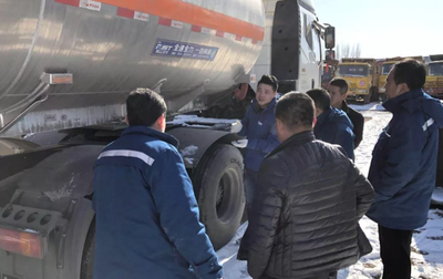 中集瑞江:不惧严寒凛冽,冰天雪地里送服务