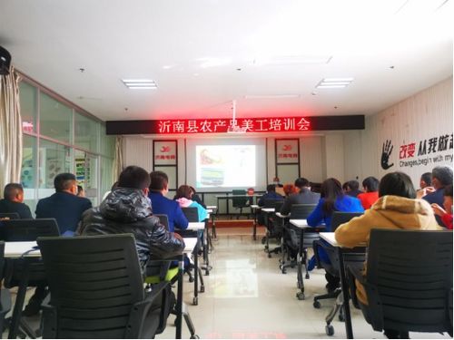 沂南县农产品美工培训会及道路货物运输驾驶员从业资格培训在电商中心成功举办